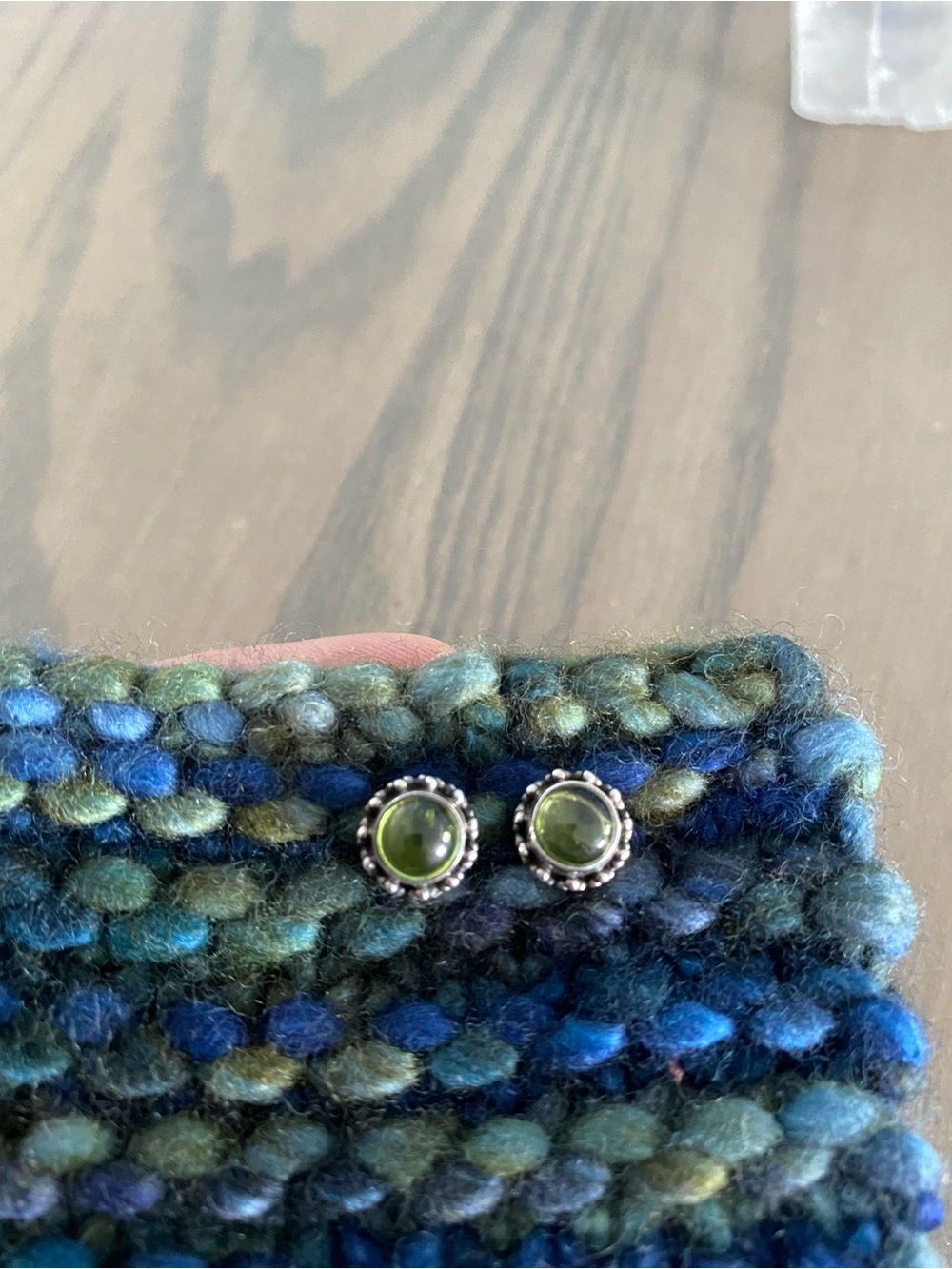 Silpada Peridot & Sterling Silver Stud Earrings